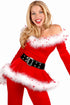 Punk Santa Off Shoulder Top and Pants